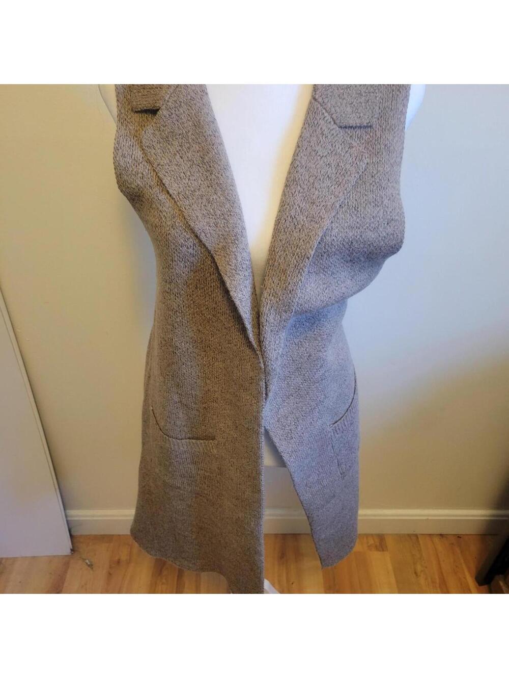 Women's Monteau Los Angeles Grey Vest Size S